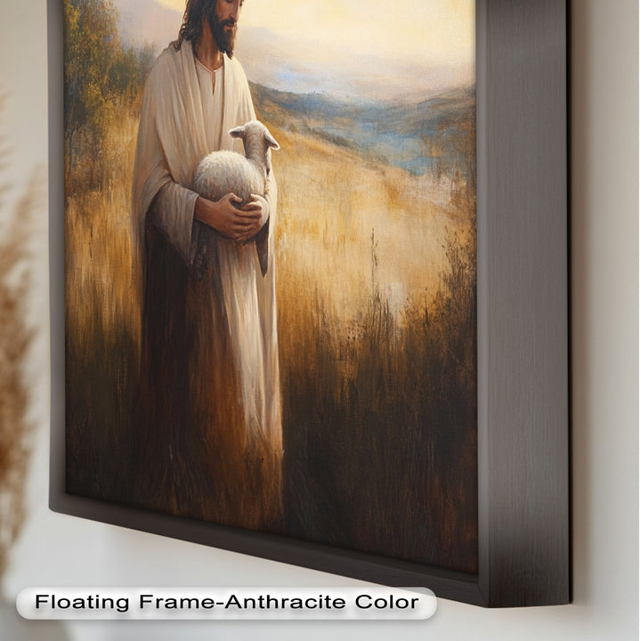 Psalm 23:1 – The Lord is My Shepherd Bible Verse Oil Painting