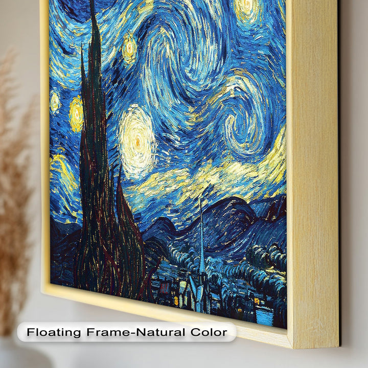 The Starry Night by Vincent van Gogh – Post-Impressionist Oil Painting