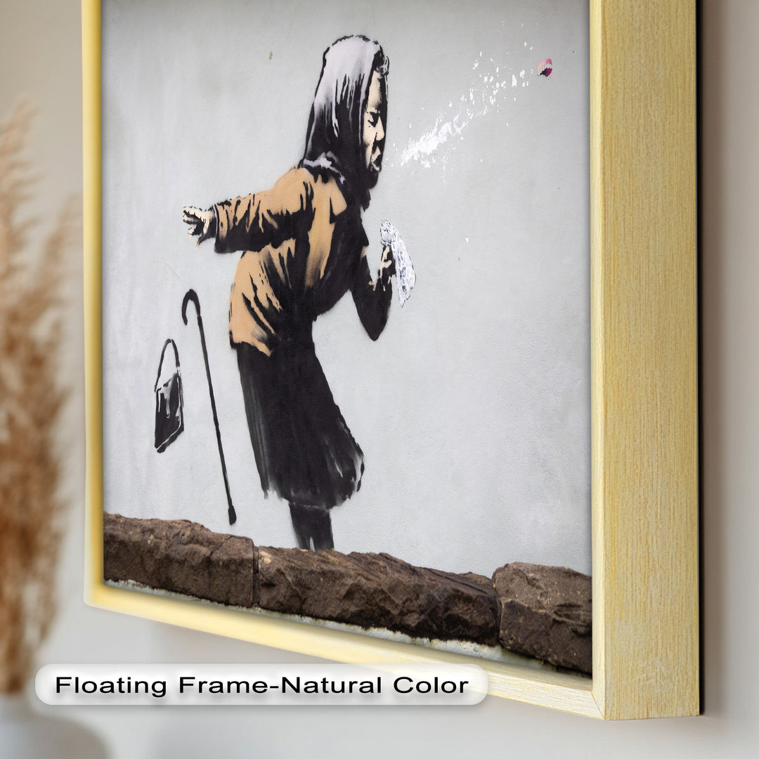 The Power of a Sneeze – Banksy Oil Painting
