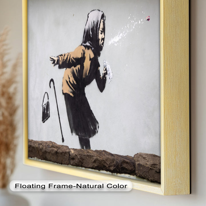 The Power of a Sneeze – Banksy Oil Painting
