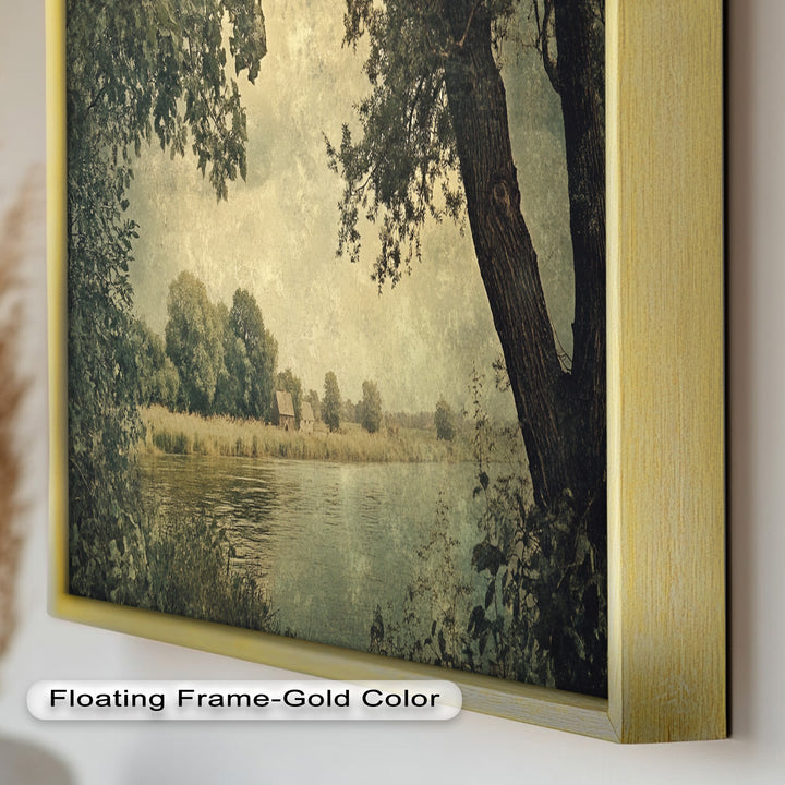 Riverbank Landscape – Countryside Oil Paintings