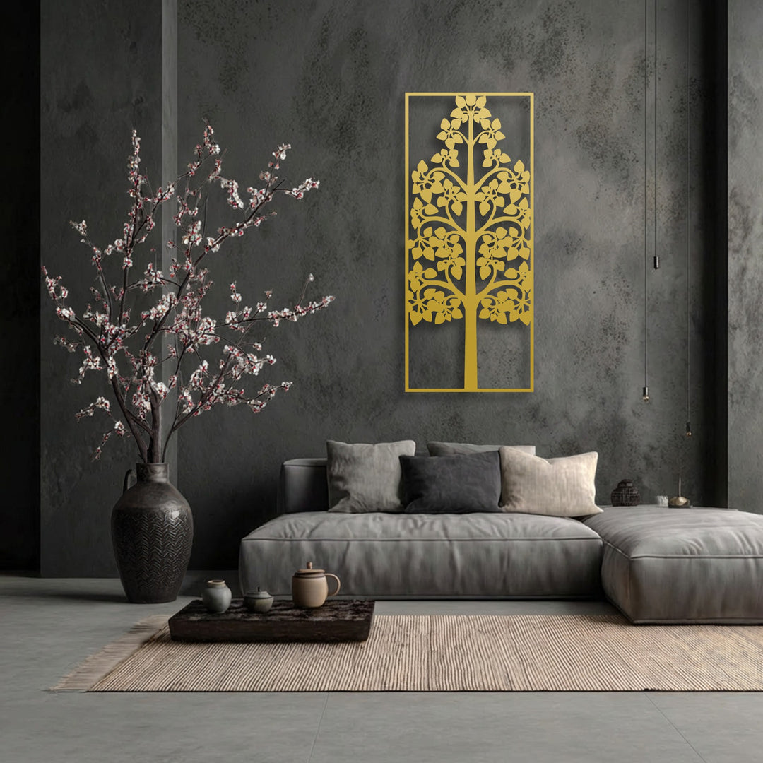 Tree of Life Frame – Elegant Botanical Metal Wall Art