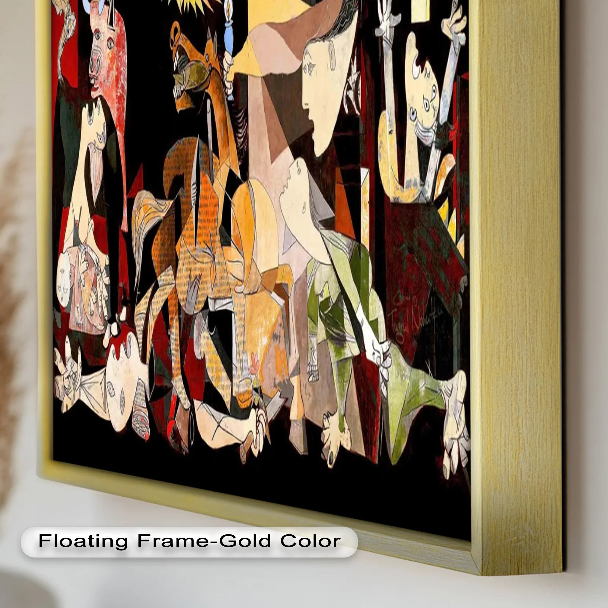 Guernica Colorized by Picasso – Anti-War Oil Painting – MyPhotoStation