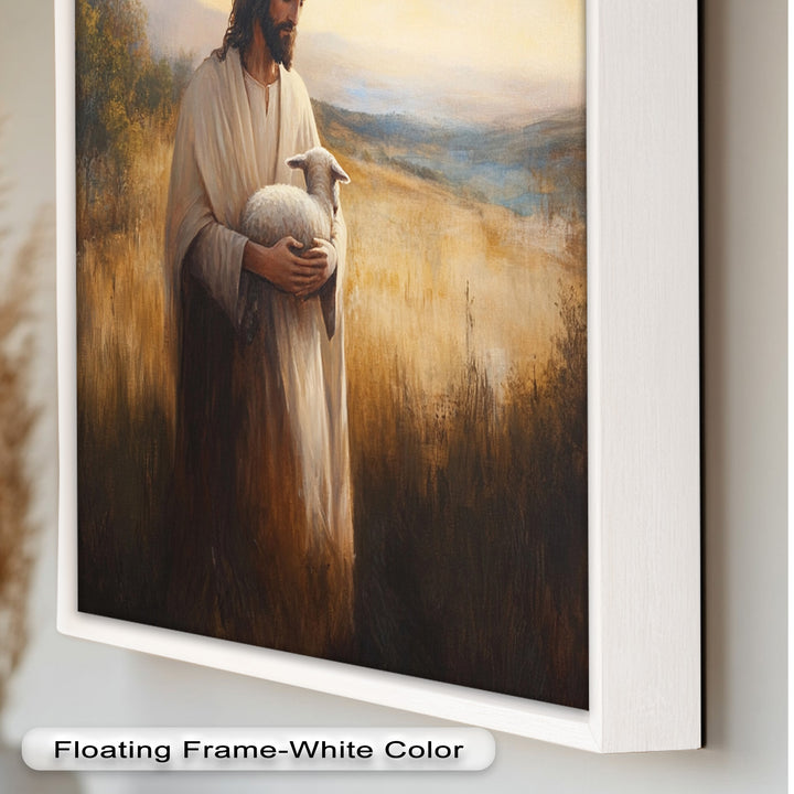 Psalm 23:1 – The Lord is My Shepherd Bible Verse Oil Painting