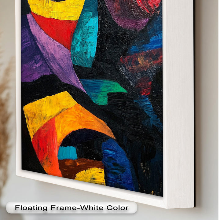 Abstract Eye Expression – Fauvism Oil Painting