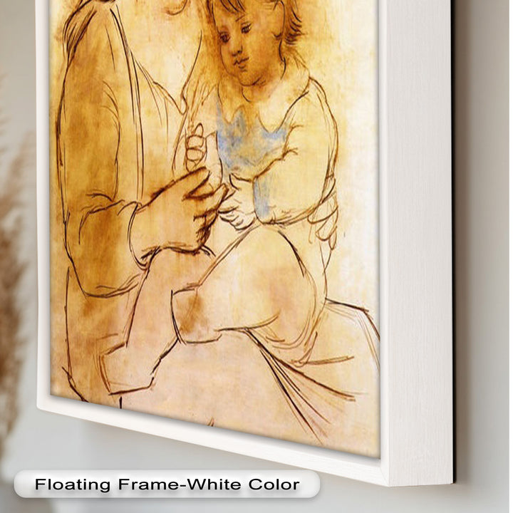 Tender Affection – Mother and Child Picasso Oil Painting
