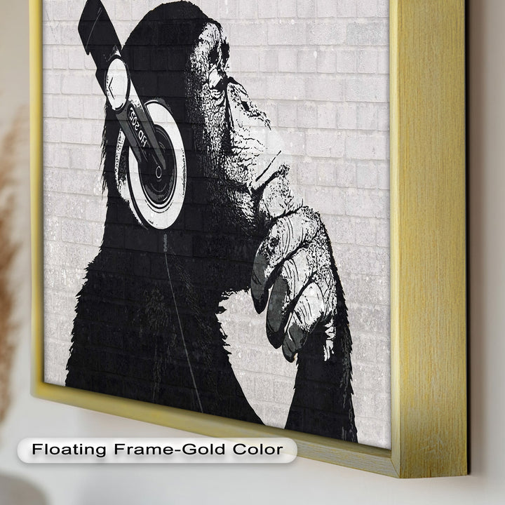 Contemplative Chimp – Banksy Oil Painting