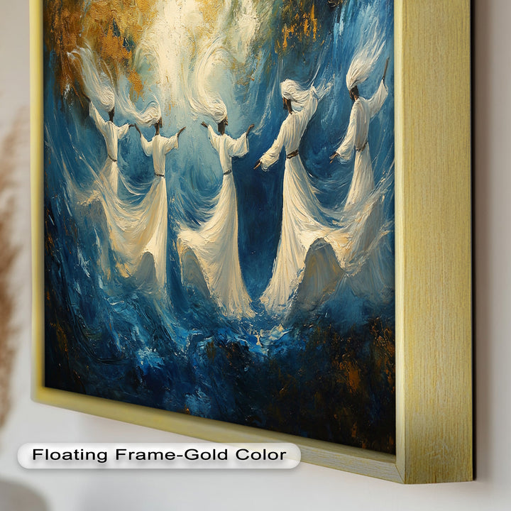 Spiritual Dervishes Wall Decor – Religious Oil Painting