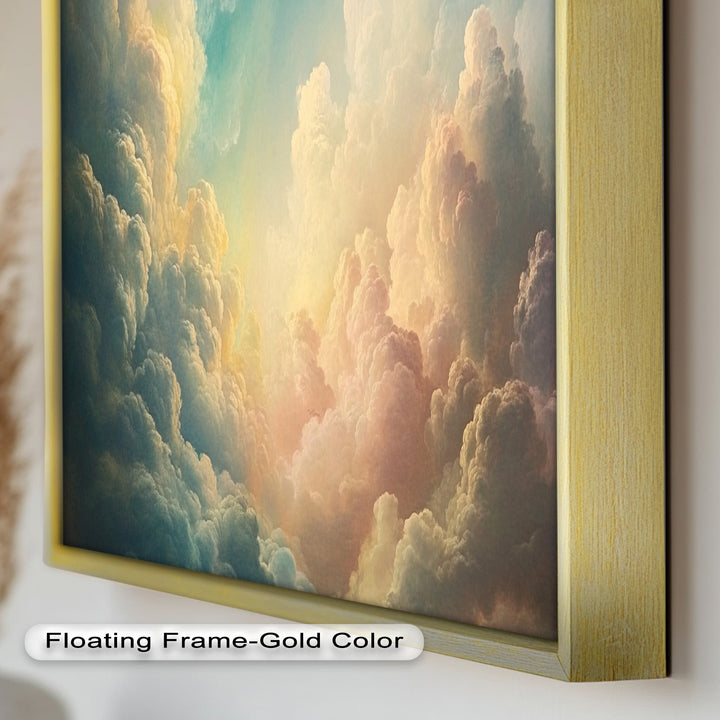 Heavenly Sky Glow – Modern Oil Painting