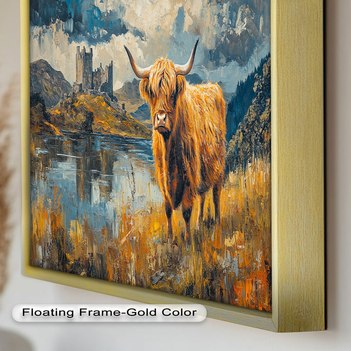 Highland Majesty – Rustic Oil Painting