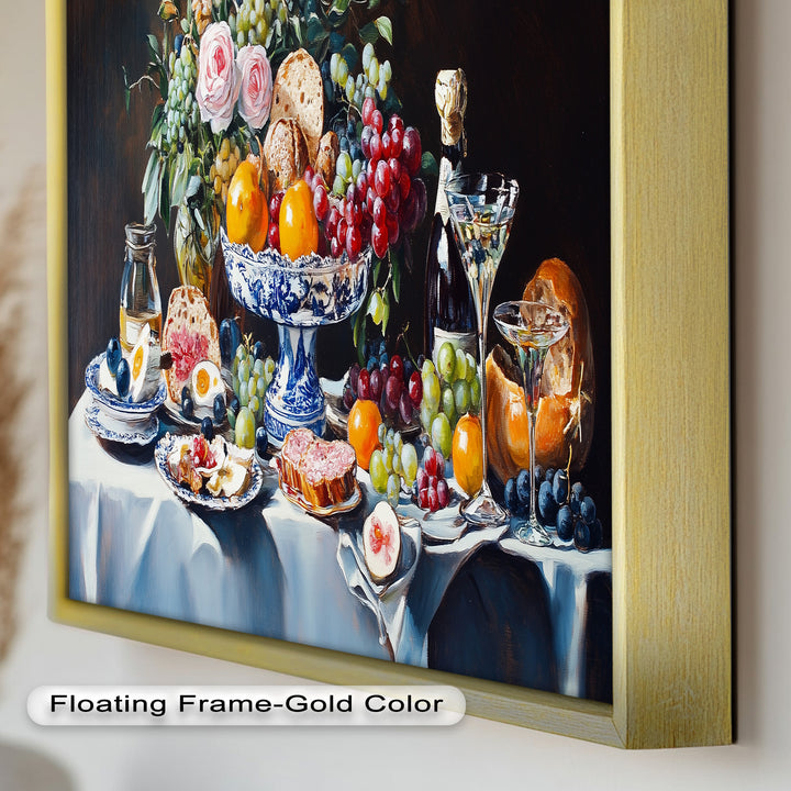 Elegant Kitchen Dining Decor - Still Life Oil Painting