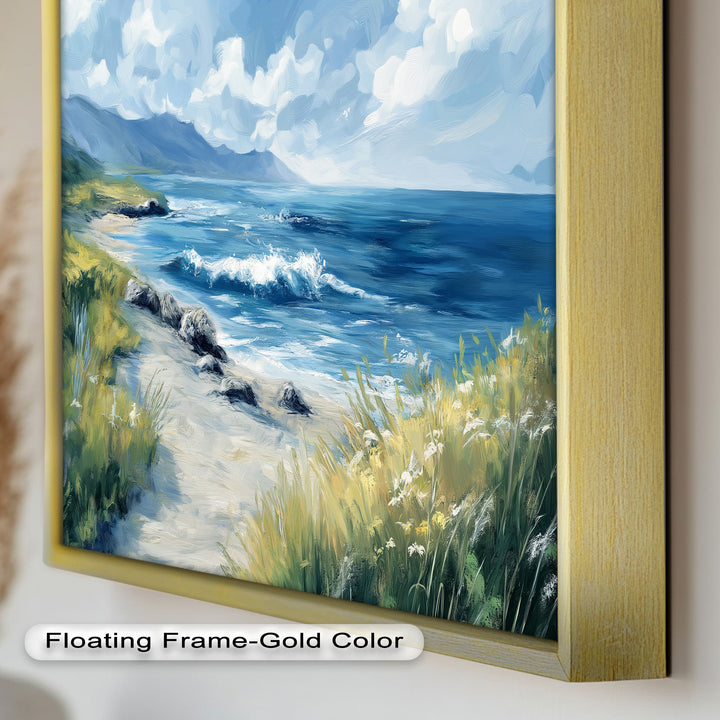 Ocean Breeze – Seaside Landscape Oil Painting