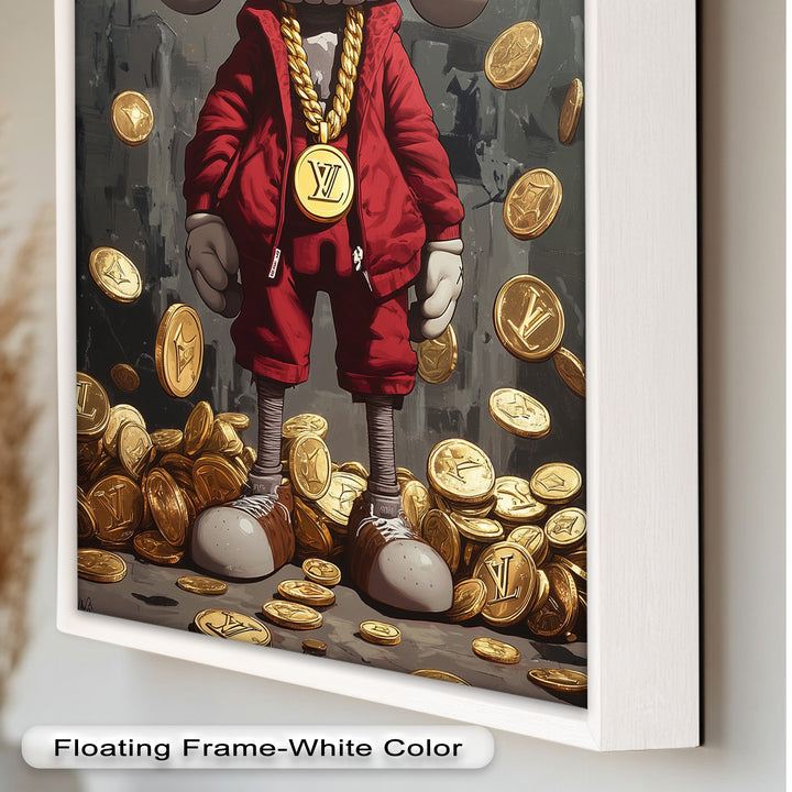 Luxury Drop – KAWS Companion Oil Painting