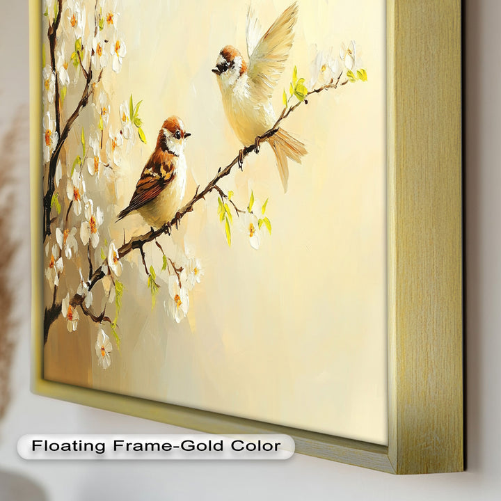 Spring Conversation – Animal Oil Painting