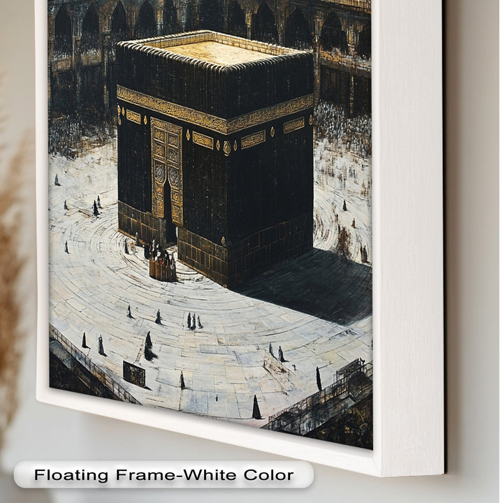 Kaaba Mecca Wall Art – Religious Oil Painting