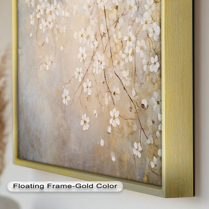 Delicate Blossom Branch – Floral Oil Paintings
