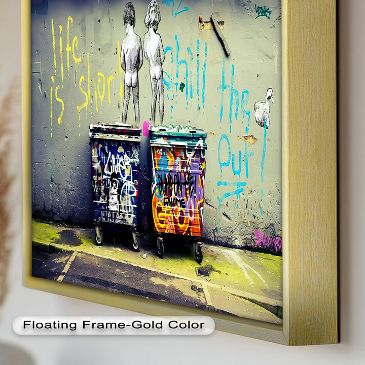 Life Is Short – Banksy Oil Painting