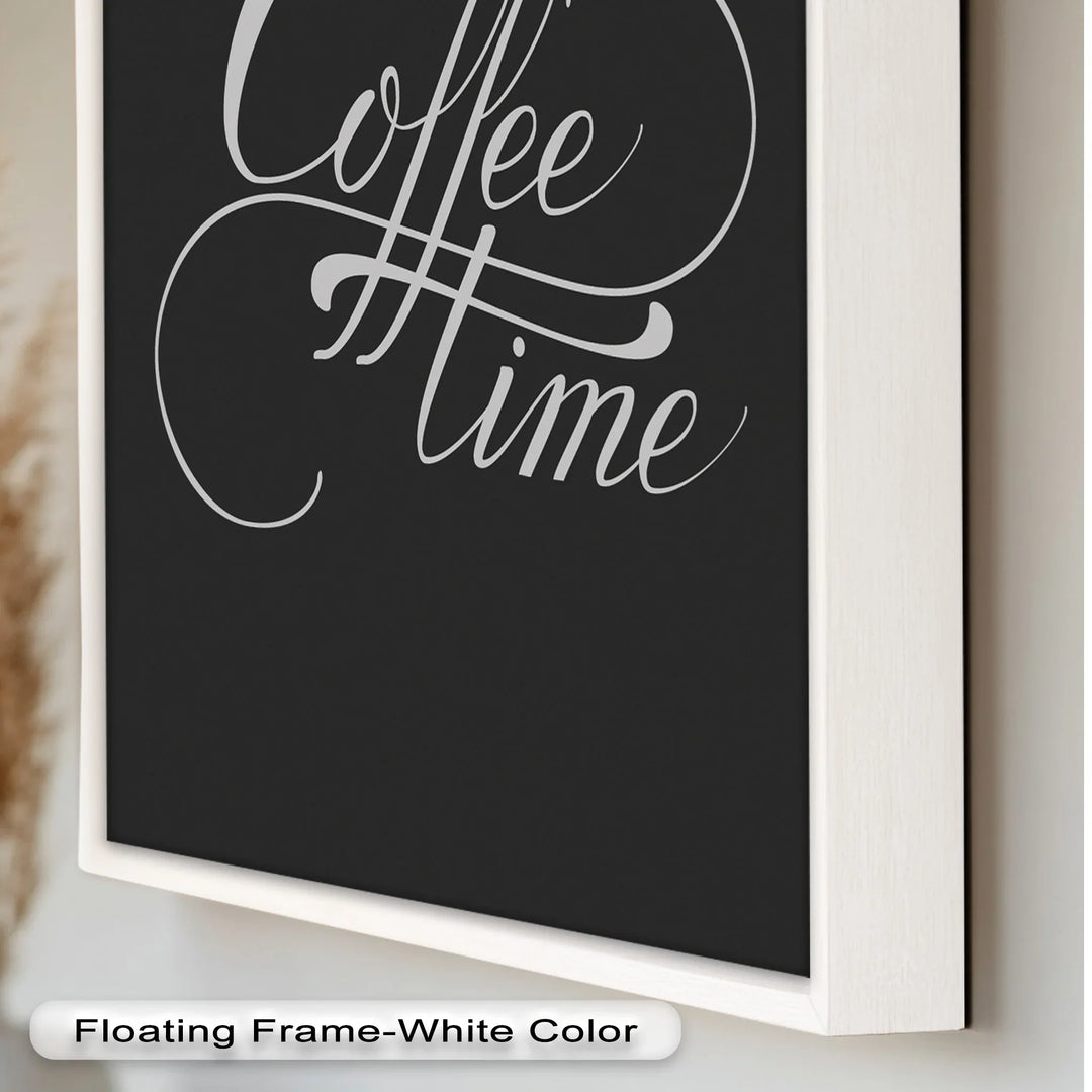 Coffee Time Script Art – Calligraphy Oil Painting - MyPhotoStation