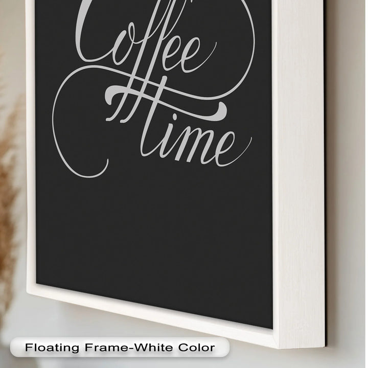 Coffee Time Script Art – Calligraphy Oil Painting - MyPhotoStation