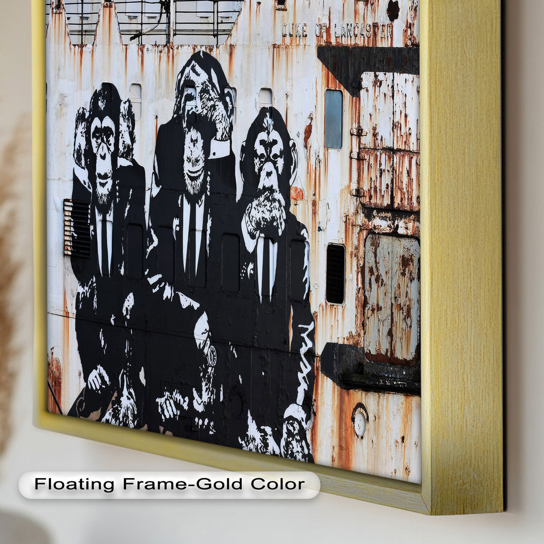 The Silent Truth – Banksy Oil Painting