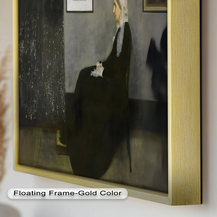 A Quiet Devotion – Seated Woman in Black Historic Oil Painting