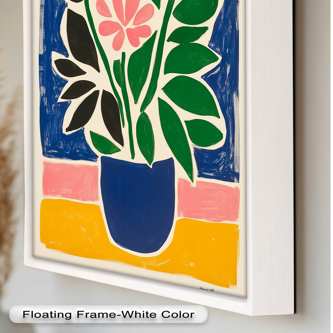 Vibrant Vase Composition – Modern Fauvist Oil Painting