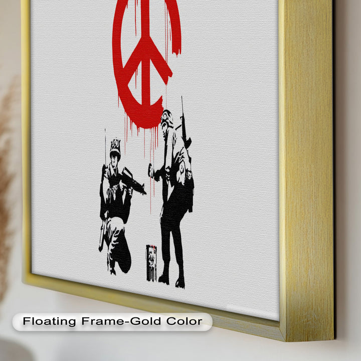 Peace Spray – Banksy Oil Painting