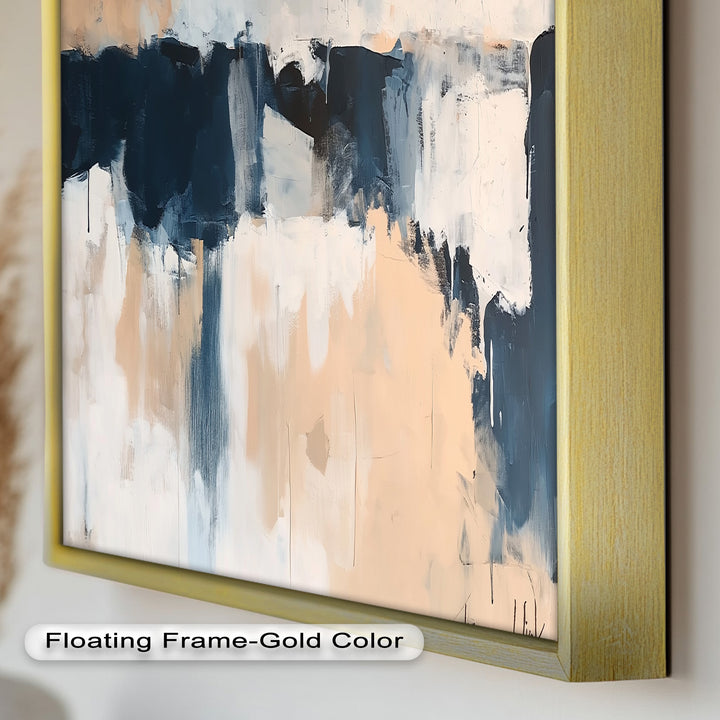 Desert Horizon – Minimalist Abstract Oil Painting