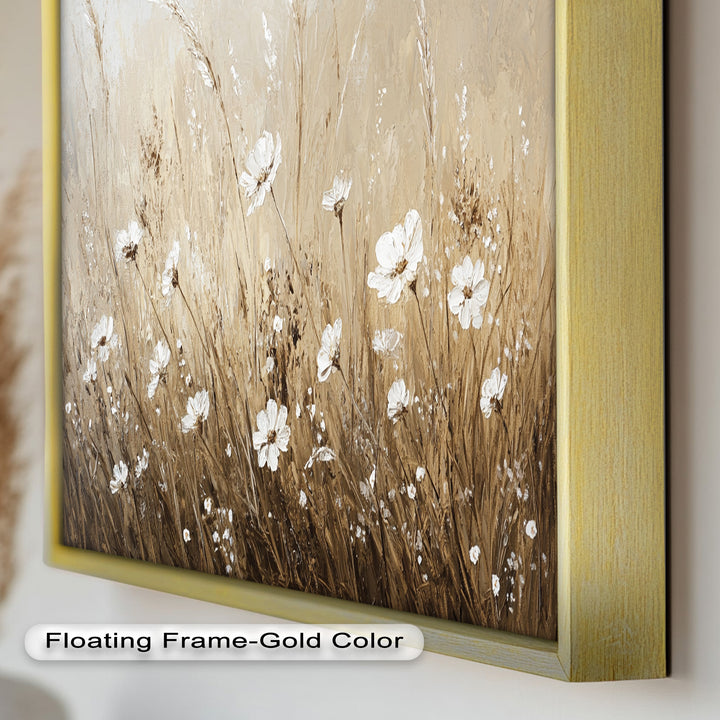 Whispers of Wheat – Floral Oil Painting
