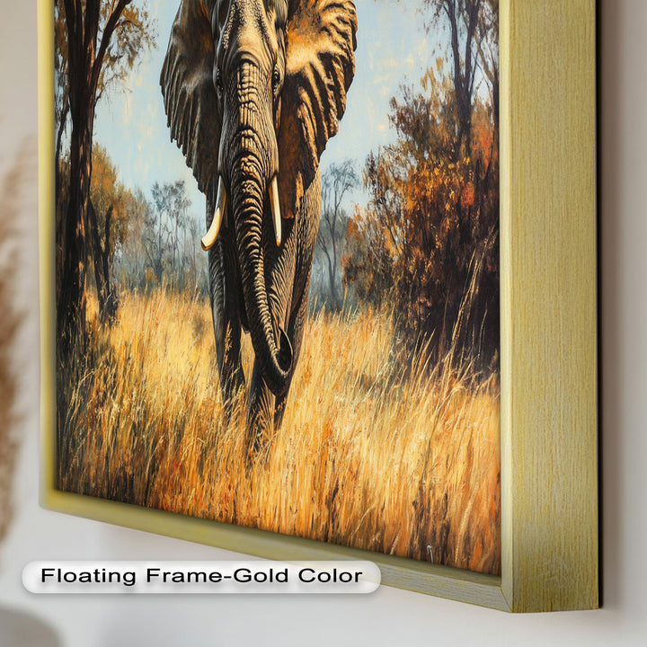 Guardian of the Wild – Elephant Oil Painting