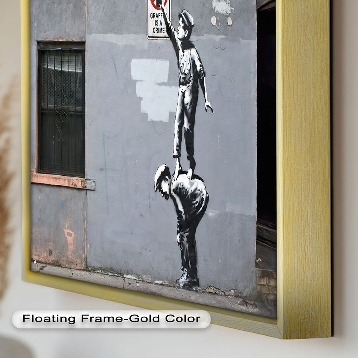 Climb for Expression – Banksy Oil Painting
