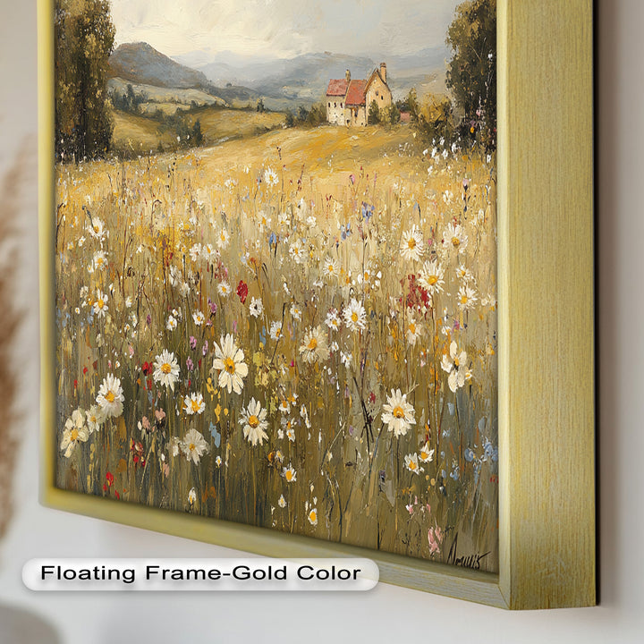 Countryside Bloom – Floral Oil Painting