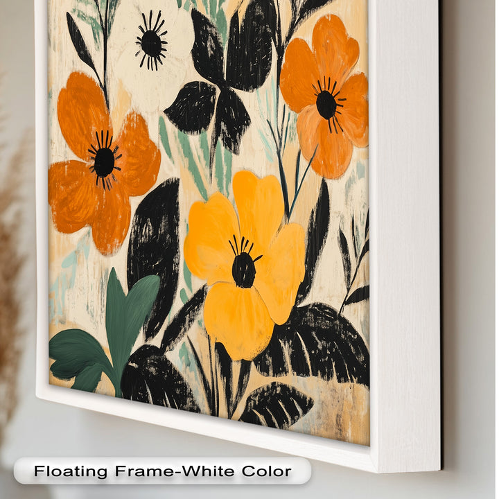 Harvest Blooms – Rustikales Boho-Ölgemälde