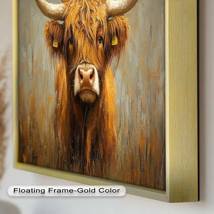 Highland Cow – Animal Oil Painting