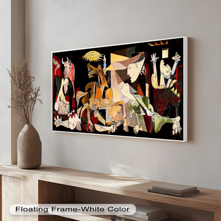 Fragmented Reflection – Abstract Portrait Picasso Oil Painting