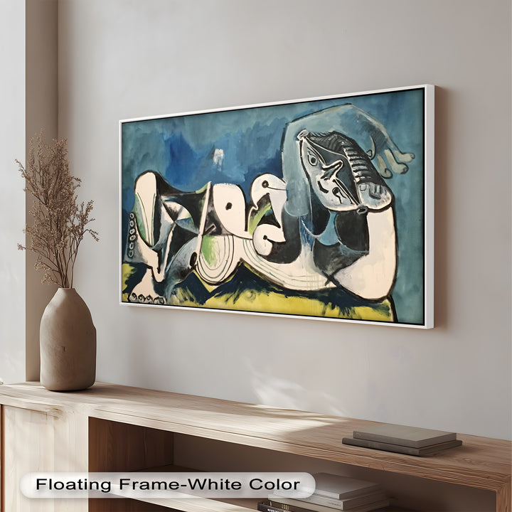Resting in Abstraction – Reclining Figure Picasso Oil Painting