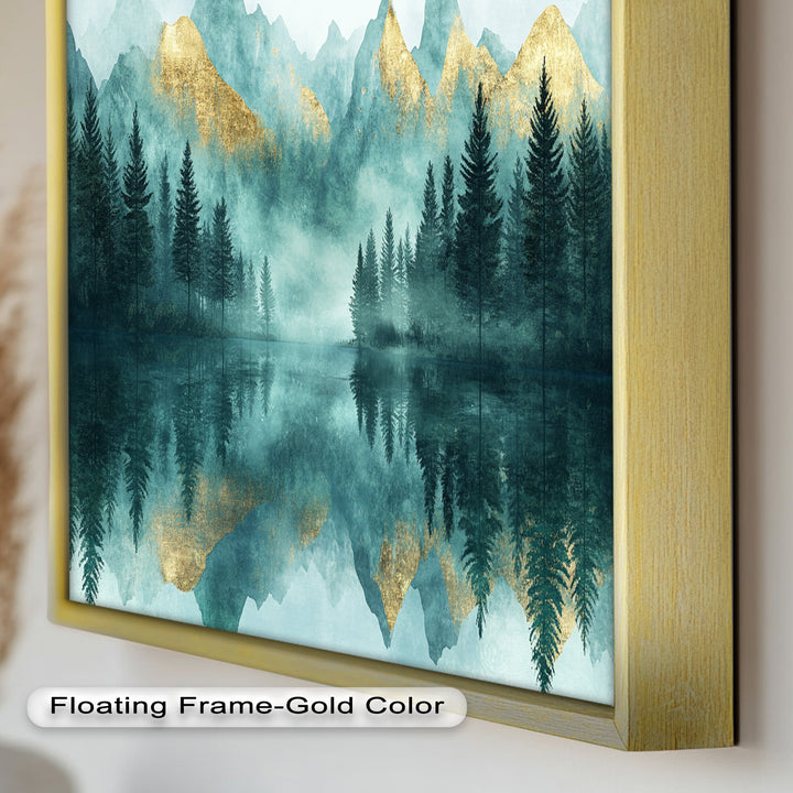 Mist Mountains – Forest Oil Painting