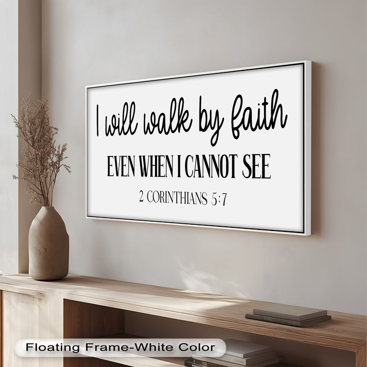 I Will Walk by Faith – Christian Oil Painting
