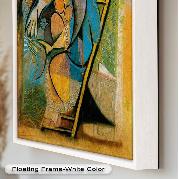 The Nesting Spirit – Cubist Mother and Bird Picasso Oil Painting