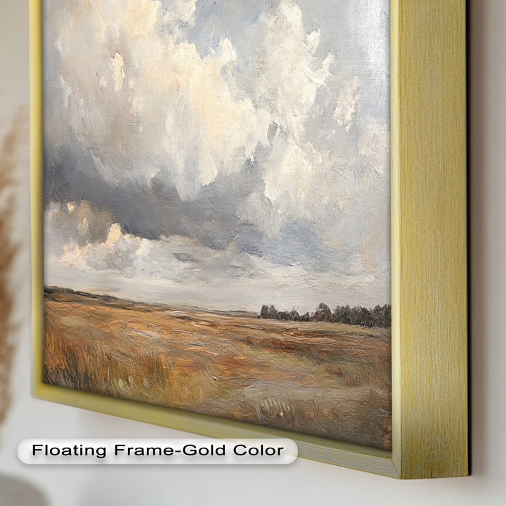 Prairie Horizon – Vintage Oil Painting