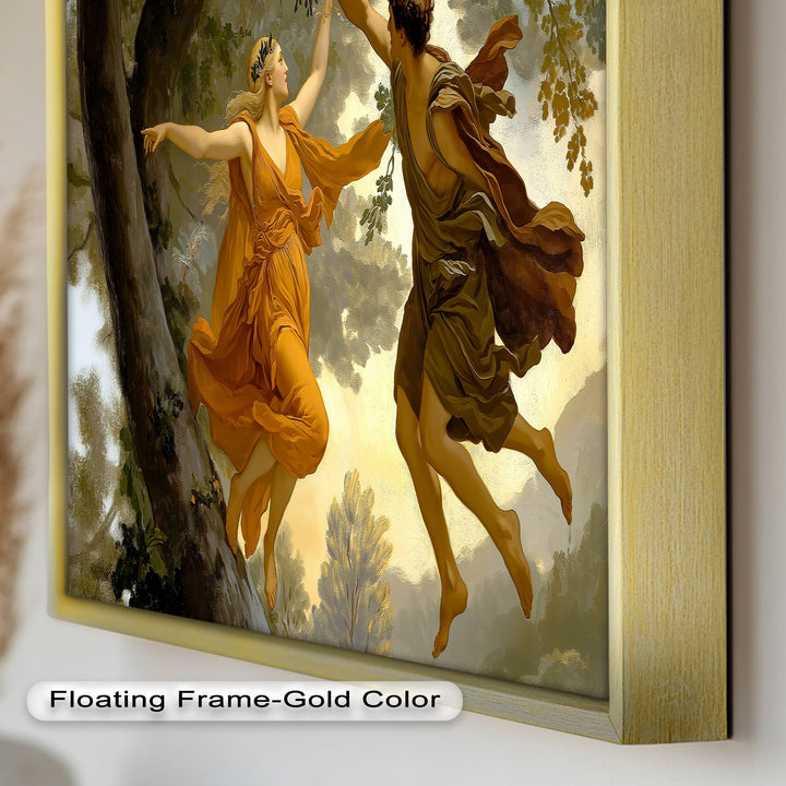 Dem Schicksal nachjagen – Apollo und Daphne, Renaissance-Akt-Ölgemälde