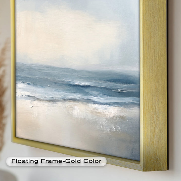 Ocean Wall Art - Minimalist Seascape Oil Painting