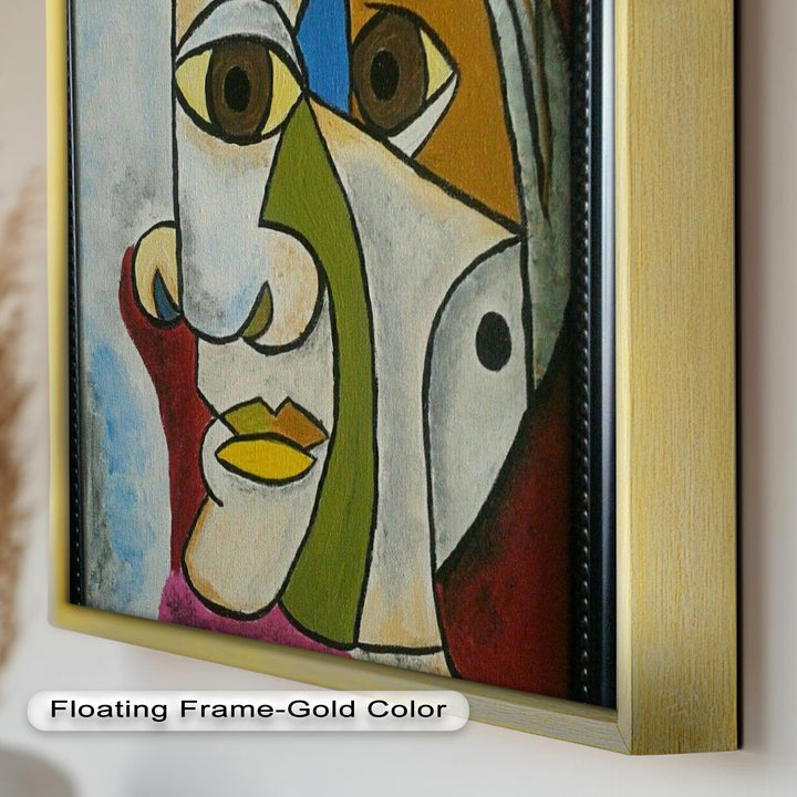 Fragmented Persona – Geometric Abstract Picasso Oil Painting