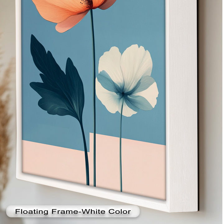 Serene Bloom – Boho Floral Oil Painting