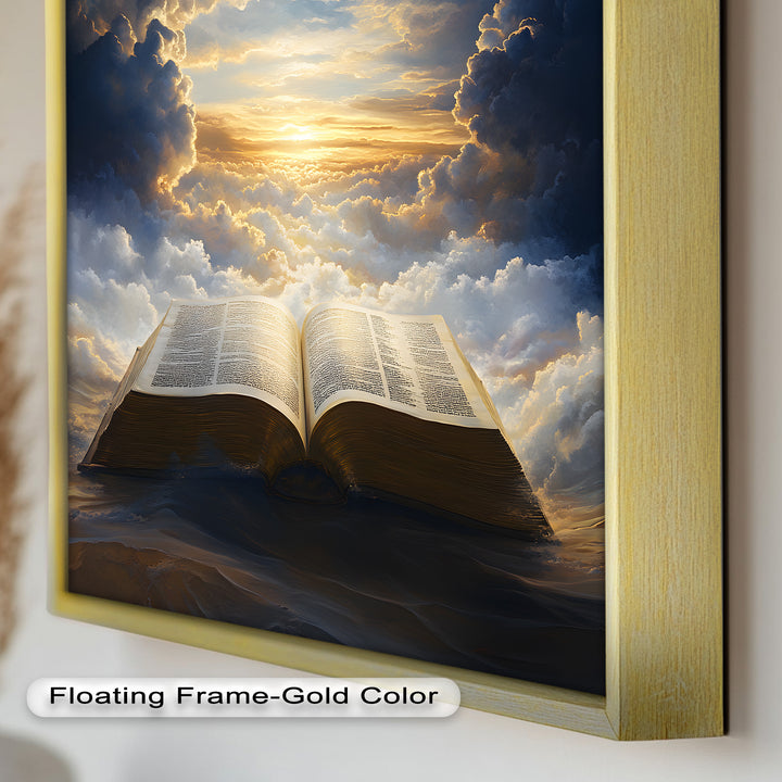 Himmlische Lichtschrift – Bibel-Ölgemälde