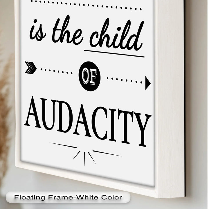 Success Is the Child of Audacity – Modern Oil Painting - MyPhotoStation