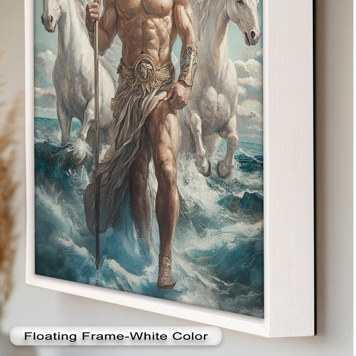Lord of the Waves – Mythic Sea God Oil Painting