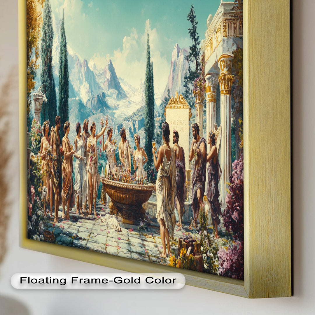 Fest der Götter – Mythologisches Ölgemälde