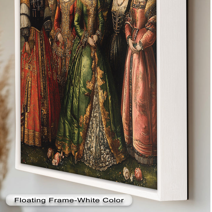 Königliches Hofporträt – Ölgemälde der Renaissance-Aristokratie