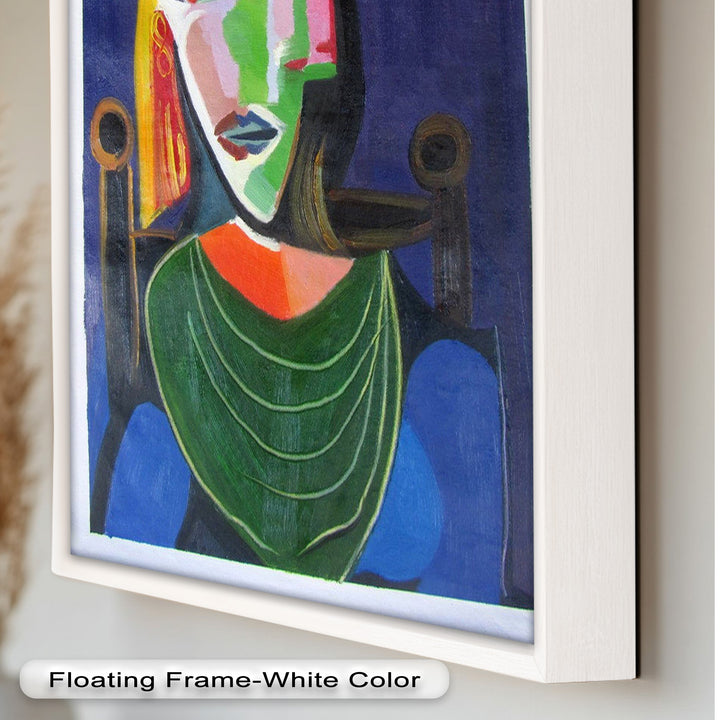 Woman in a Blue Hat – Picasso Oil Painting